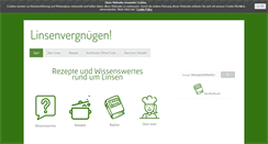 Desktop Screenshot of linsenvergnuegen.de