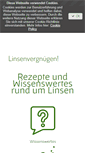 Mobile Screenshot of linsenvergnuegen.de
